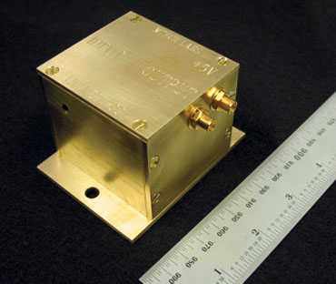 CryoCircuits LNPA Series Low-Noise MRI RF PreAmp - Scale Comparison Photo